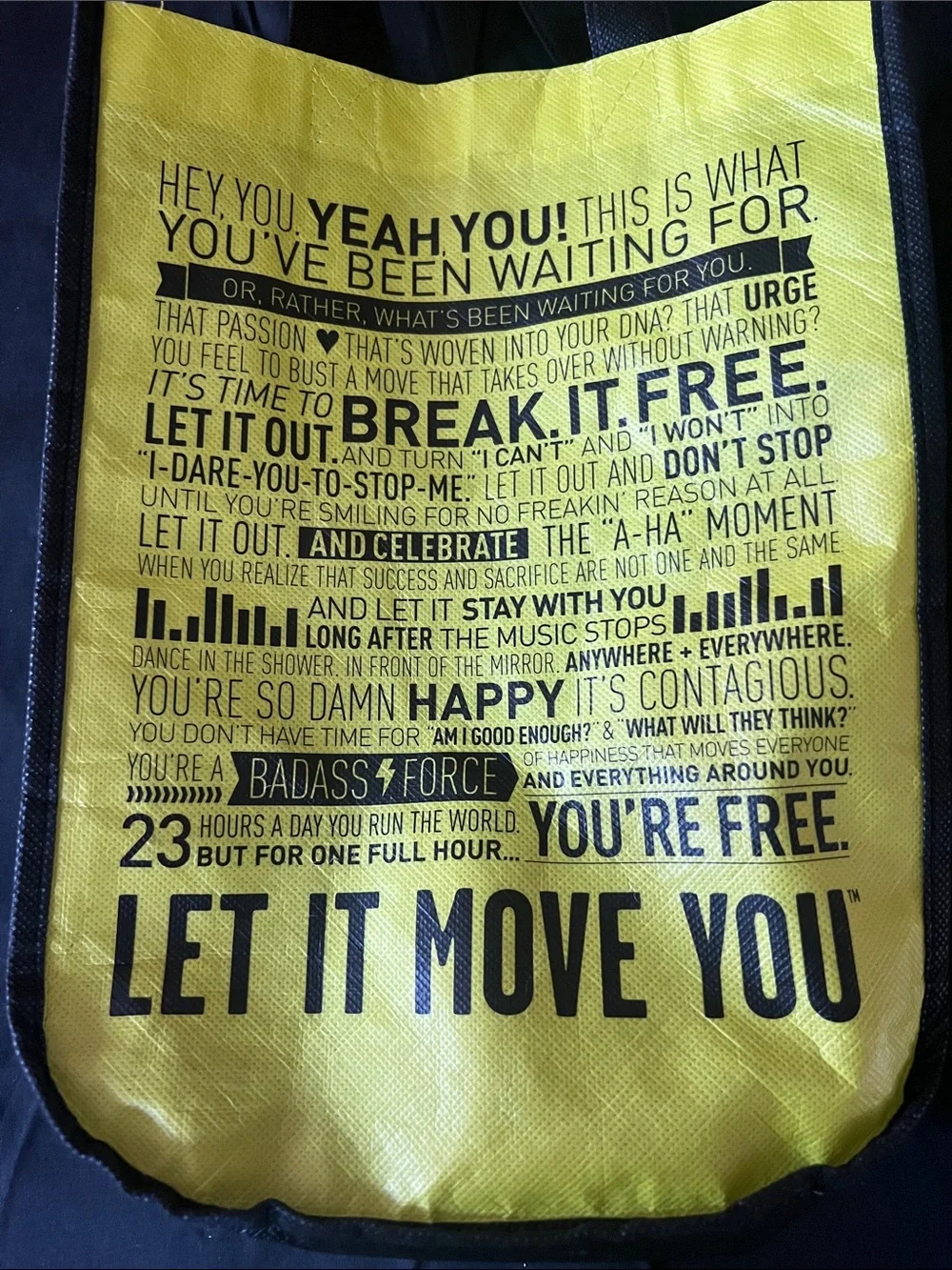 Zumba Fitness vibrant yellow